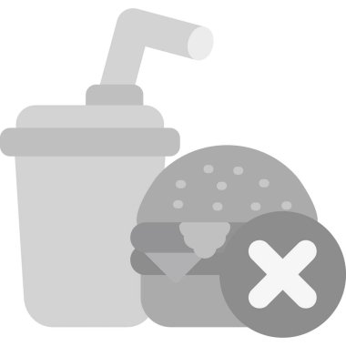 Fast food burger simgesi.