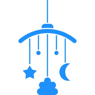 Ay. Web simgesi basit illüstrasyon