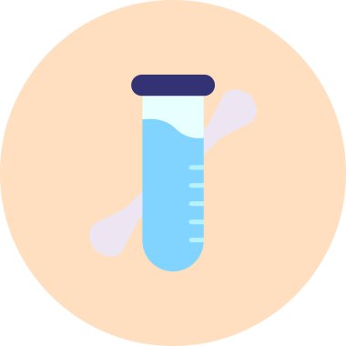 test matarası vektör simgesi