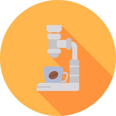 Kahve makinesi. Basit resimleme