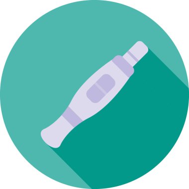 Modern b 'nin vektör illüstrasyonunda simge eksikliği tıbbi termometresi