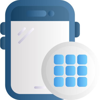 mobil simge vektör illüstrasyonu