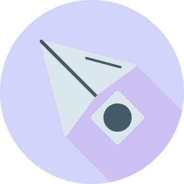 Pusula. Web simgesi basit illüstrasyon