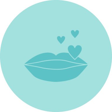 Bir kalp simgesinin vektör illüstrasyonu