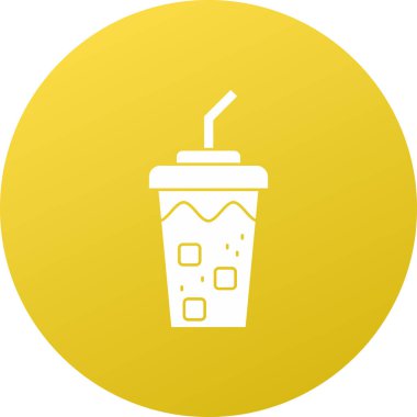 içki bardağı simgesi modaya uygun izole edilmiş arkaplan