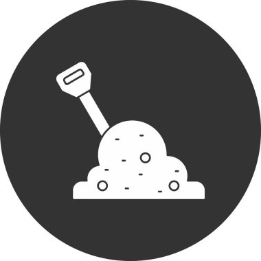 Temizlik ve servis simgesi için vektör illüstrasyonu