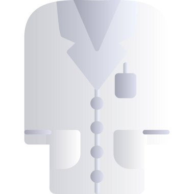 Tıp doktoru ikonu. Web tasarımı için doktor vektör simgelerinin düz çizimi