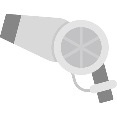 teleskop simgesi, vektör illüstrasyonu