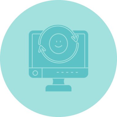 seo modern simgesinin vektör illüstrasyonu