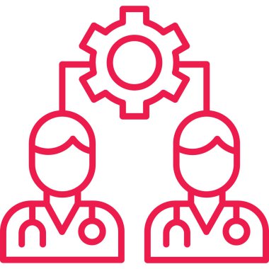 Modern simgenin vektör illüstrasyonu