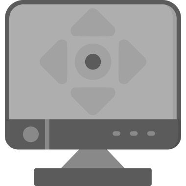 kamera web simgesi basit vektör