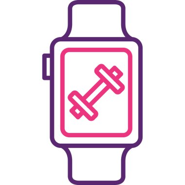 izle simge vektör illüstrasyonu