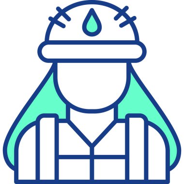 Çizgi film simgesinin vektör çizimi