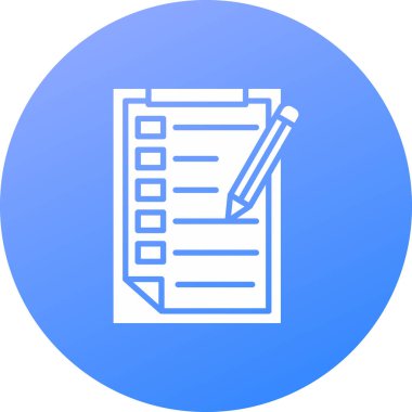 Belge. Web simgesi basit tasarım