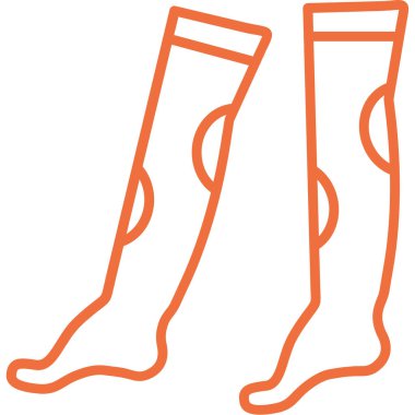 Bir çift çorabın vektör çizimi