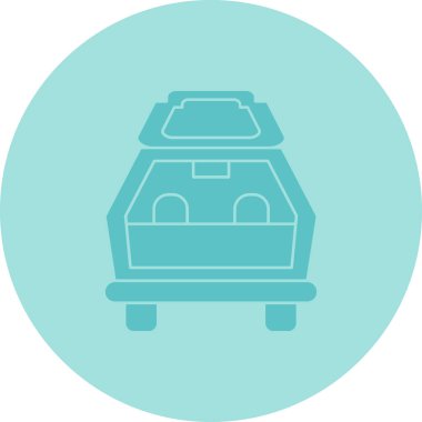 - Araba. Web simgesi basit illüstrasyon