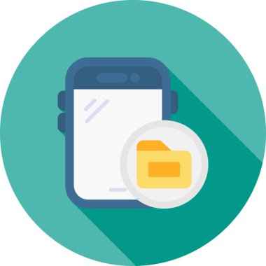 akıllı telefon simgesi vektör illüstrasyonu