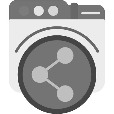 kamera temizleme vektörü simgesi