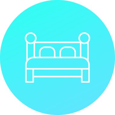 Eşsiz Yatak Vektörü Kabartma Simgesi