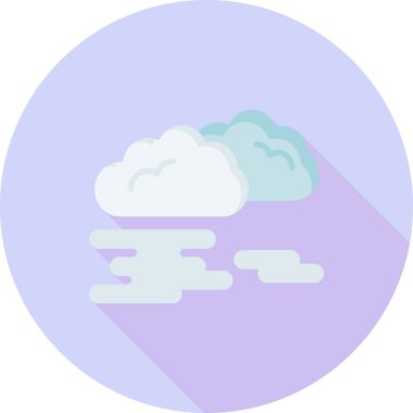 Bulut. Web simgesi basit tasarım