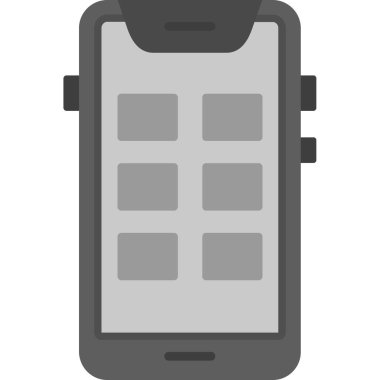 telefon düz vektör simgesi