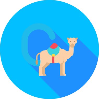 Bir devenin vektör çizimi