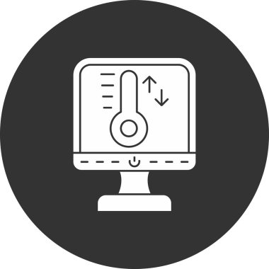 Seo teknolojisi simgesinin vektör illüstrasyonu