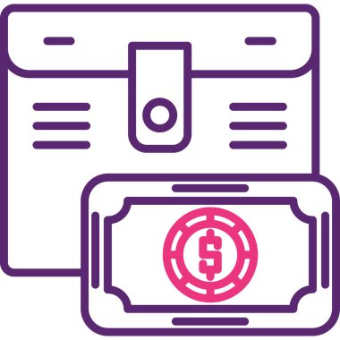 bankacılık ve finans konsepti ikonu, vektör illüstrasyonu