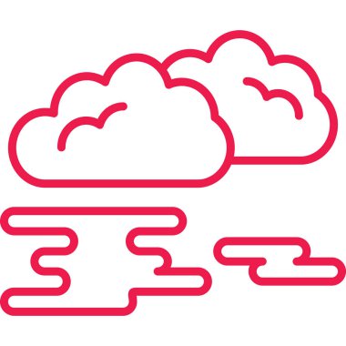 Bulut. Web simgesi basit tasarım