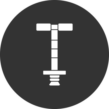 Modern b 'nin vektör illüstrasyonu boru simgesinden yoksun