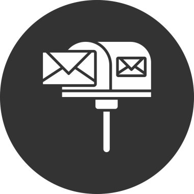 e- posta web simgesi vektör illüstrasyonu