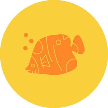 Bir balığın vektör çizimi