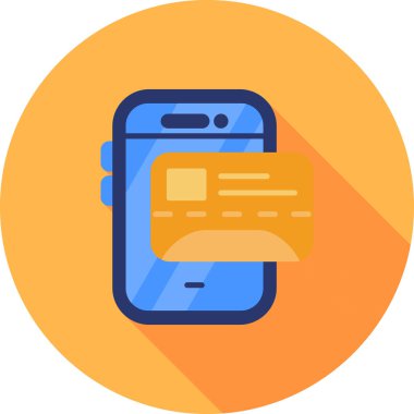 Cep telefonu. Basit resimleme