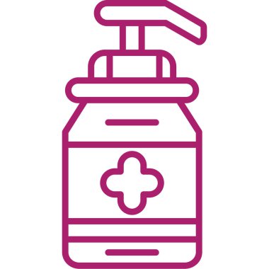 Şişe. Web simgesi basit tasarım