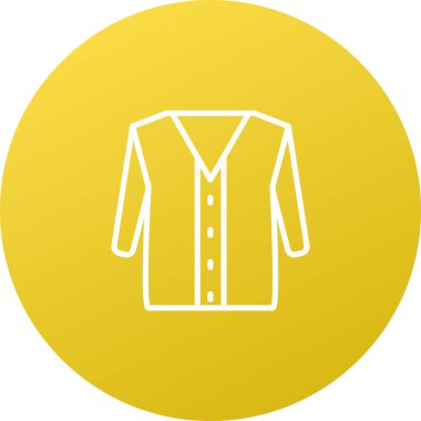 shirt simgesi vektör illüstrasyonu