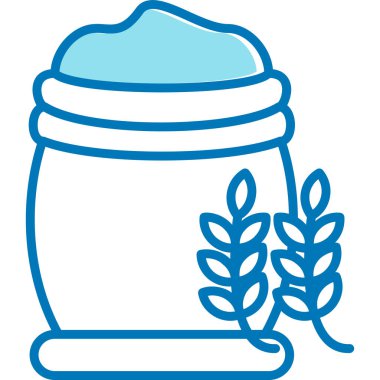 süt ikonu vektör illüstrasyonu