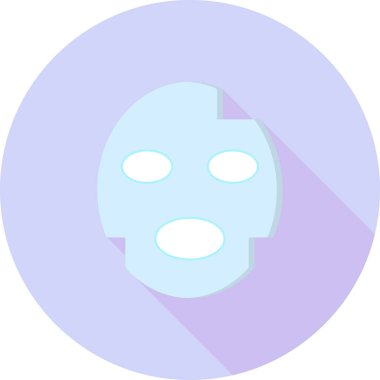 Yüz maskesi. Web simgesi