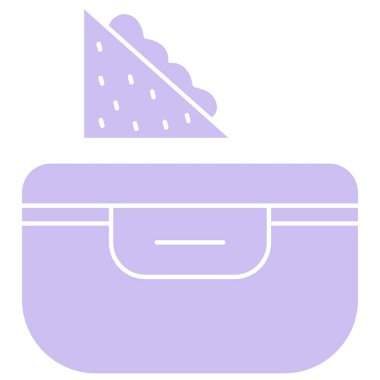 duş banyosu. Web simgesi basit illüstrasyon