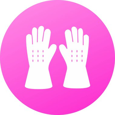 Beyaz arka planı olan pembe ve beyaz ellerin vektör çizimi