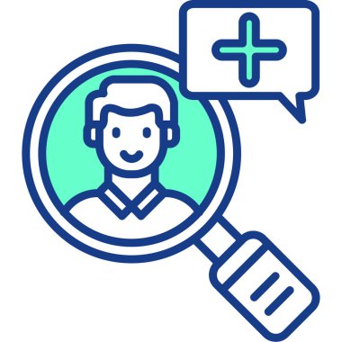 Doktor simgesi, modern vektör illüstrasyon tasarımı