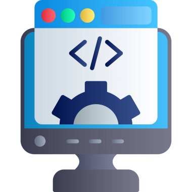 Web kodlama yazılım simgesi