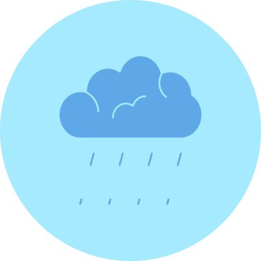 Bulut. Web simgesi basit illüstrasyon