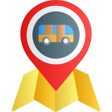 harita işaretleyici simgesi, çizgi film biçimi