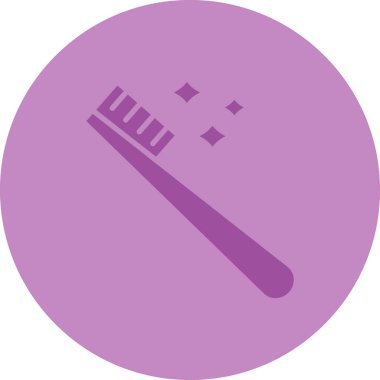 Bir diş fırçasının vektör illüstrasyonu