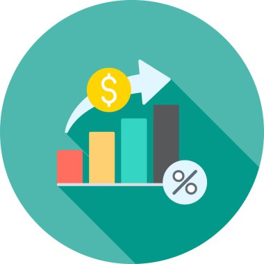 grafik ikonu vektör illüstrasyonu