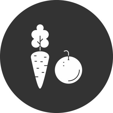 vektör illüstrasyonu, yiyecek ve içecek simgesi