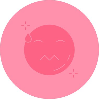 yüz ifadesi duygu simgesi düz stil