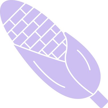 yiyecek web simgesi basit illüstrasyon