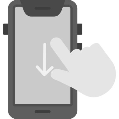 akıllı telefon simgesi vektör illüstrasyonu