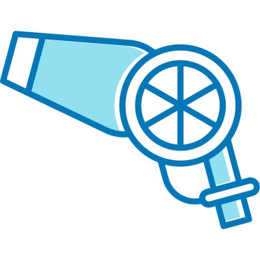 Teleskop modern simge vektör illüstrasyonu